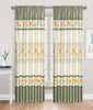 Silky Satin Rose Rod Pocket Window Curtain Panel, 81031 - OPT FASHION WHOLESALE