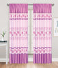 Silky Satin Rose Rod Pocket Window Curtain Panel, 81031 - OPT FASHION WHOLESALE