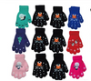 Wholesale Kids Boys Girls Christmas Grabber Knit Gloves G9113