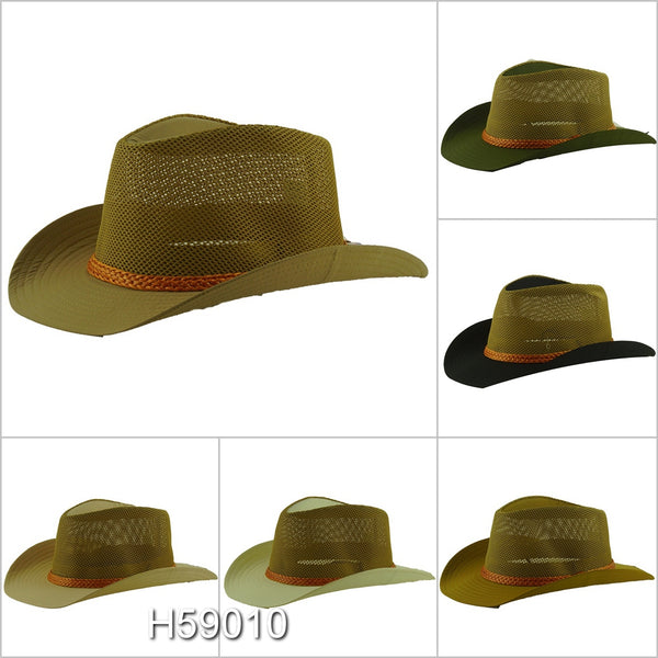 Wholesale Summer Straw Fedora Hats Unisex H59010 - OPT FASHION WHOLESALE