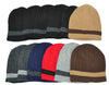 Beanie Knit Skully Stripe Heavy Hats AA301 - OPT FASHION WHOLESALE