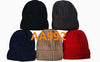 Lady Winter Ribbed Cable Knitted Hat Beanies Skull Cap Fur Lining AA992 - OPT FASHION WHOLESALE