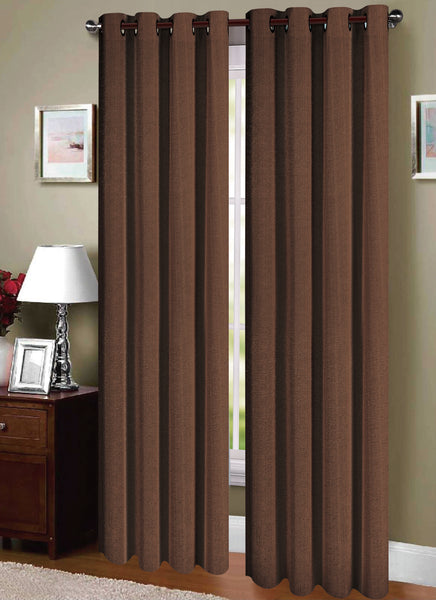 Linen Lined And Interlined Grommet Top Window Curtain Panel, 81013 - OPT FASHION WHOLESALE