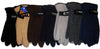 Men's Fleece Gloves With Velcro Strap Solid Plain GM55003 - OPT FASHION WHOLESALE