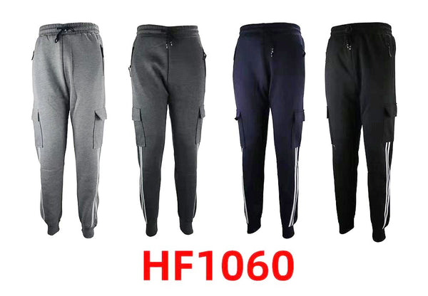 Men Winter Fur Lining Pants Sports JOGGERS HF1060