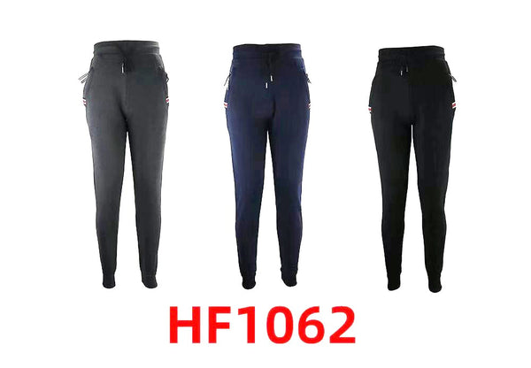Men Winter Warm Lining Pants Solid Color HF1062