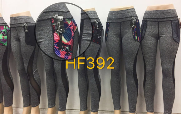 Sports Yoga Gym Workout Legging Pant, HF392 - OPT FASHION WHOLESALE