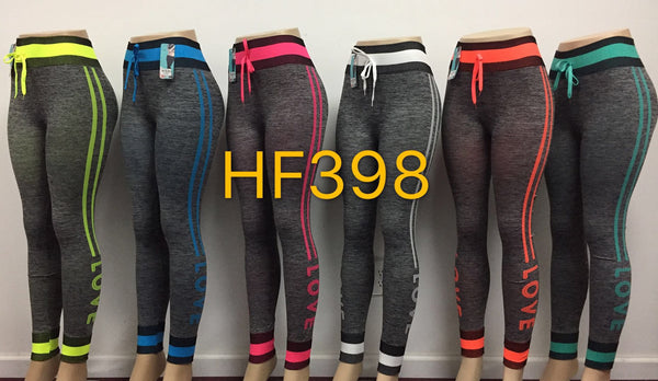Sports Yoga Gym Workout Legging Pant, HF398 - OPT FASHION WHOLESALE