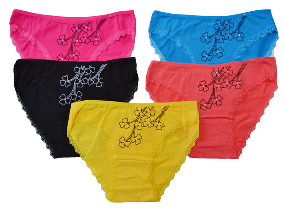 Wholesale Lady Cotton Panties, HF639 - OPT FASHION WHOLESALE