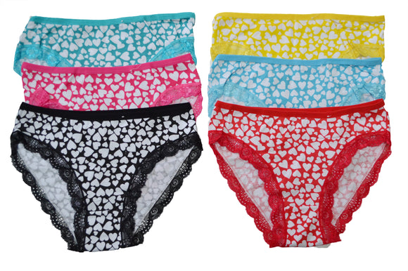 Wholesale Lady Cotton Panties, HF644 - OPT FASHION WHOLESALE