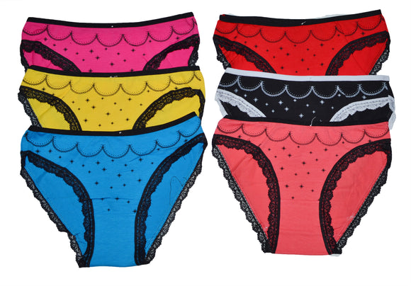 Wholesale Lady Cotton Panties, HF649 - OPT FASHION WHOLESALE