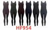 12 Set of 2 Piece Workout Sports Yoga Outfits Gym Legging And Tank Top Set HF954