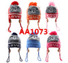Kids Boys Girls Animal Winter Warm Hats Caps Fur Lining W/Earflap AA1073