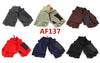 Wholesale Polar Fleece Half Finger Gloves with Mitt Flap For Ski Winter Activities - OPT FASHION WHOLESALE