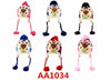 Kids Boys Girls Animal Winter Warm Hats Caps Fur Lining W/Earflap AA1034 - OPT FASHION WHOLESALE
