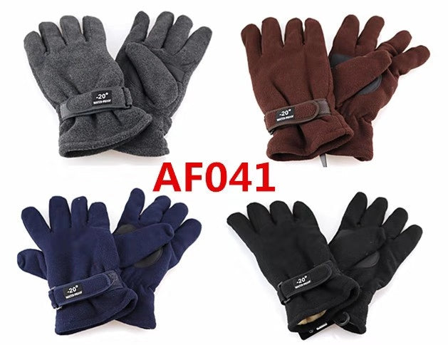 Polar Fleece Gloves With Leather Palm Grip NYC wholesaler – OPT FASHION  WHOLESALE