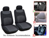 Volkswagen Beetle Passat Touareg Jetta Tiguan GTI Golf e-Golf Golf SportWagen 2 Front Bucket Fabric Car Seat Covers - OPT FASHION WHOLESALE