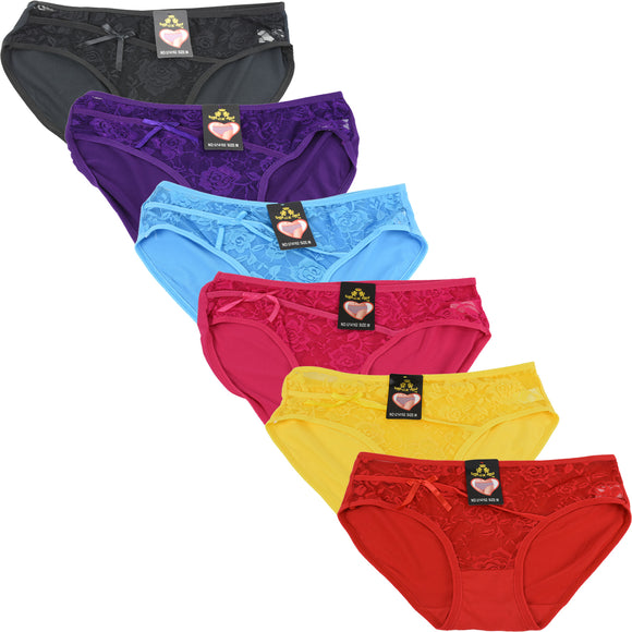 Wholesale Lady Panties W/Lace, U14162 - OPT FASHION WHOLESALE