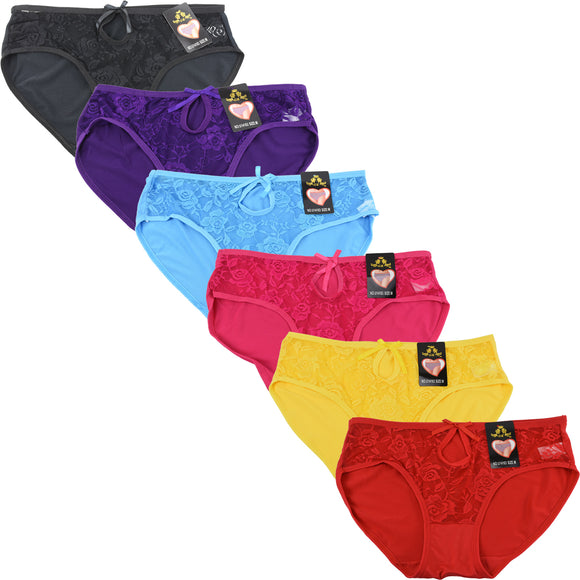 Wholesale Lady Panties W/Lace, U14163 - OPT FASHION WHOLESALE