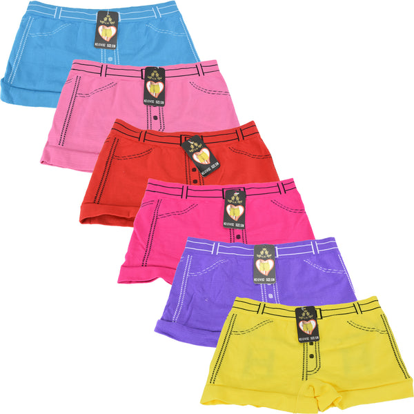Wholesale Lady Shortie Panty Boyshorts, U14182 - OPT FASHION WHOLESALE