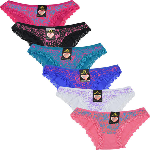 Wholesale Lady Panties W/Lace, U14193 - OPT FASHION WHOLESALE