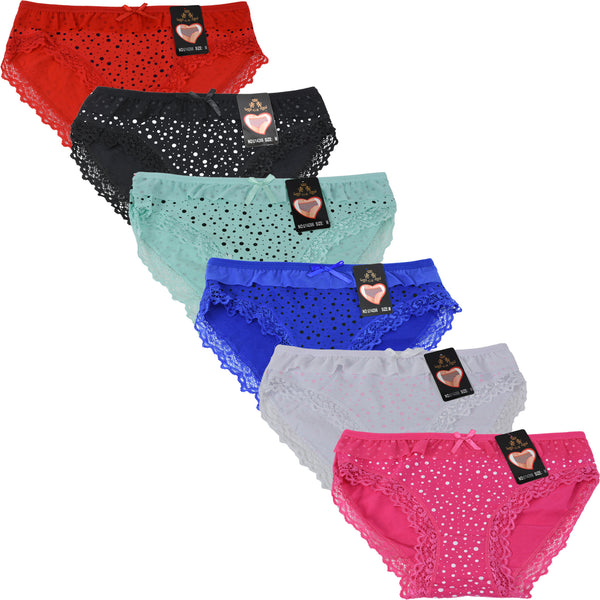 Wholesale Lady Panties W/Lace, U14206 - OPT FASHION WHOLESALE