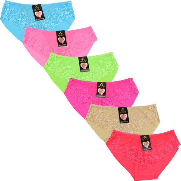Wholesale Lady No Show Panty W/Lace, U14214 - OPT FASHION WHOLESALE
