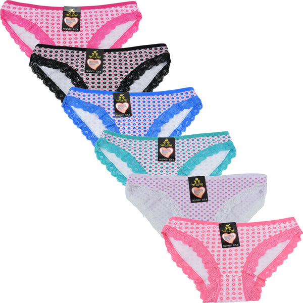 Wholesale Lady Panties W/Lace, U14231 - OPT FASHION WHOLESALE