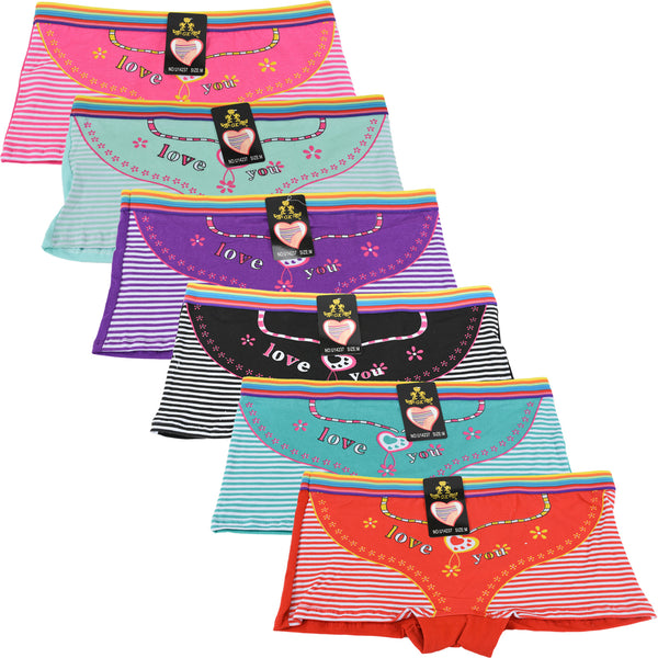 Wholesale Lady Shortie Panty Boyshorts, U14237 - OPT FASHION WHOLESALE