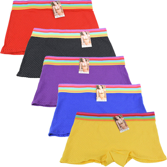 Wholesale Lady Shortie Panty Boyshorts, U16024 - OPT FASHION WHOLESALE