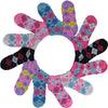 Wholesale 12 Pairs Lady Girls Ankle Socks Low Cut Assorted Colors S18353 - OPT FASHION WHOLESALE