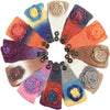 Handmade Headwear Multi Color Rosette Crochet Knit Headwrap Headband AB5208 - OPT FASHION WHOLESALE