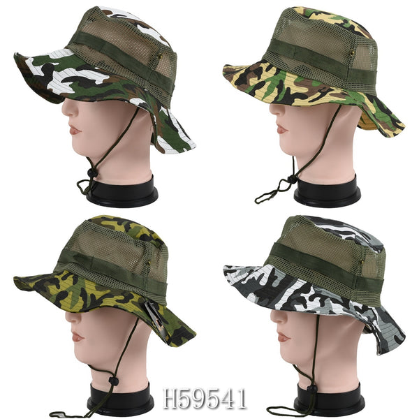 Wholesale Summer Sun Fishing Cap Hats H59541 - OPT FASHION WHOLESALE