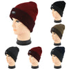 Wholesale Knit Thermal Cuffed Long Beanie Hats H53061 - OPT FASHION WHOLESALE