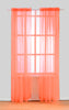 Elegance Sheer Voile Rod Pocket Window Curtain Panel, 81010 - OPT FASHION WHOLESALE