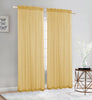 Elegance Sheer Rod Pocket Window Curtain Panel, FF1008 - OPT FASHION WHOLESALE