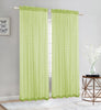 Elegance Sheer Rod Pocket Window Curtain Panel, FF1008 - OPT FASHION WHOLESALE