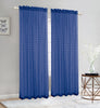 Elegance Sheer Rod Pocket Window Curtain Panel, FF1008 - OPT FASHION WHOLESALE
