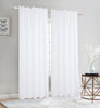 Elegance Sheer Rod Pocket Window Curtain Panel, FF1008 - OPT FASHION WHOLESALE